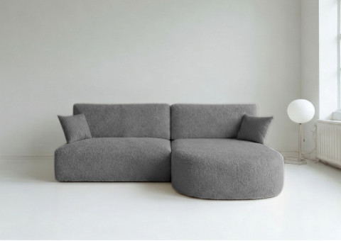 Narożnik Rozkładany Prawy ALFA Grafitowy Funkcja Spania