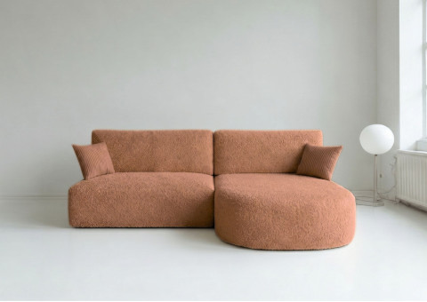 Miedziany narożnik Rozkładany Prawy ALFA Funkcja Spania