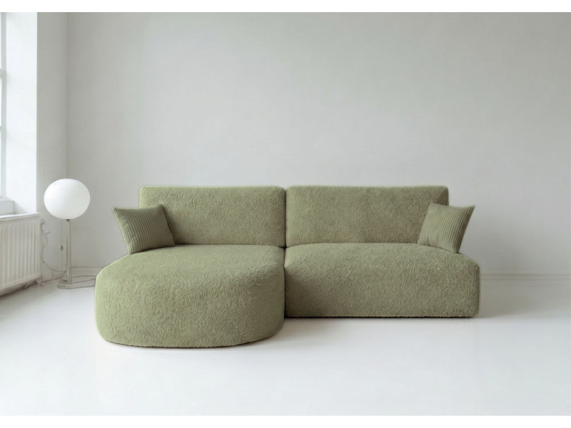 Narożnik Rozkładany Lewy ALFA Zielony PRL Funkcja Spania