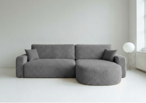 Narożnik Rozkładany Prawostronny BETA Grafit Funkcja Spania