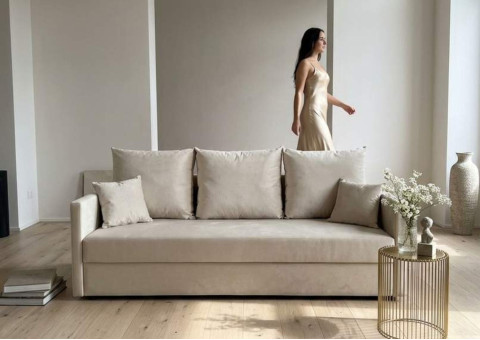 Mała sofa rozkładana do salonu ARKADIA