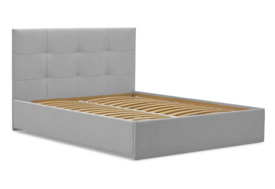 Pikowane łóżko tapicerowane Bene 160x200