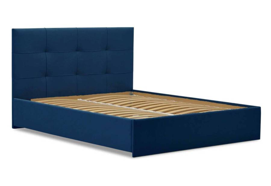 Pikowane łóżko tapicerowane Bene 180x200