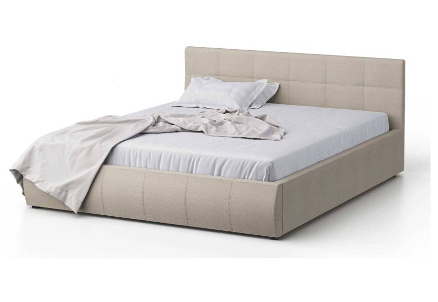 Pikowane ekskluzywne łóżko tapicerowane Magma 120x200