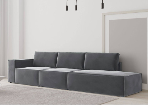 Elegancka sofa z szwem francuskim Goia Lewa