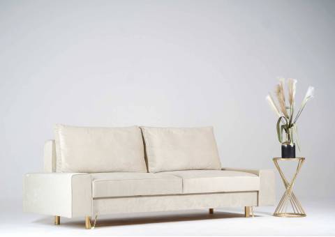 Elegancka sofa w stylu glamour STINO