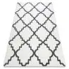 Dywan SKETCH - F343 krem/szara koniczyna marokańska trellis
