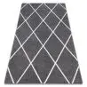 Dywan SKETCH - F728 szaro/kremowy trellis - Romby