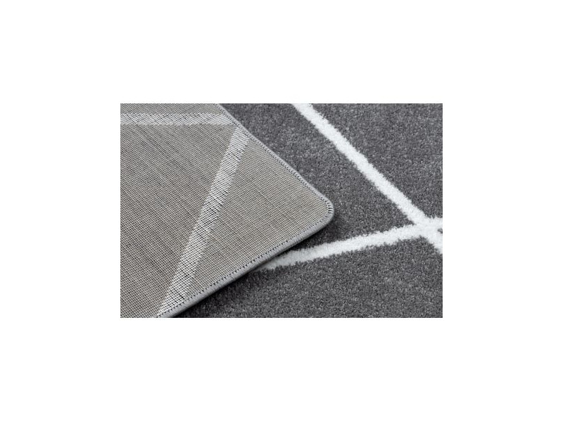 Dywan SKETCH - F728 szaro/kremowy trellis - Romby