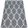 Dywan SKETCH - F934 szaro/kremowy trellis