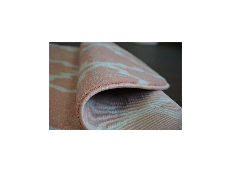Dywan SKETCH koło - F343 różowo/kremowa koniczyna marokańska trellis