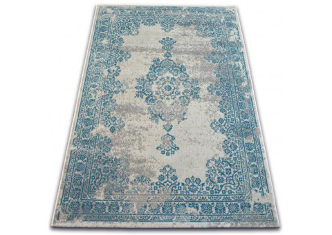 Dywan Vintage Rozeta 22206/064 turkus / szary