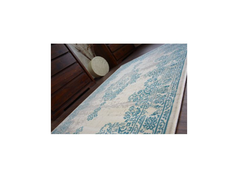 Dywan Vintage Rozeta 22206/064 turkus / szary