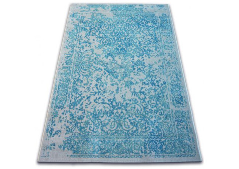 Dywan Vintage 22208/054 turkus / krem rozeta klasyczny