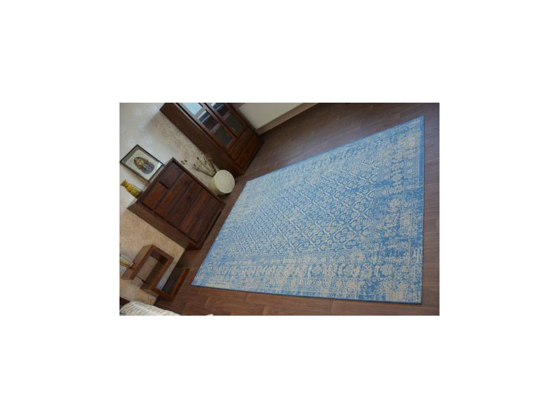 Dywan Vintage Kwiaty 22209/543 niebieski
