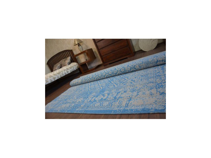 Dywan Vintage Kwiaty 22209/543 niebieski