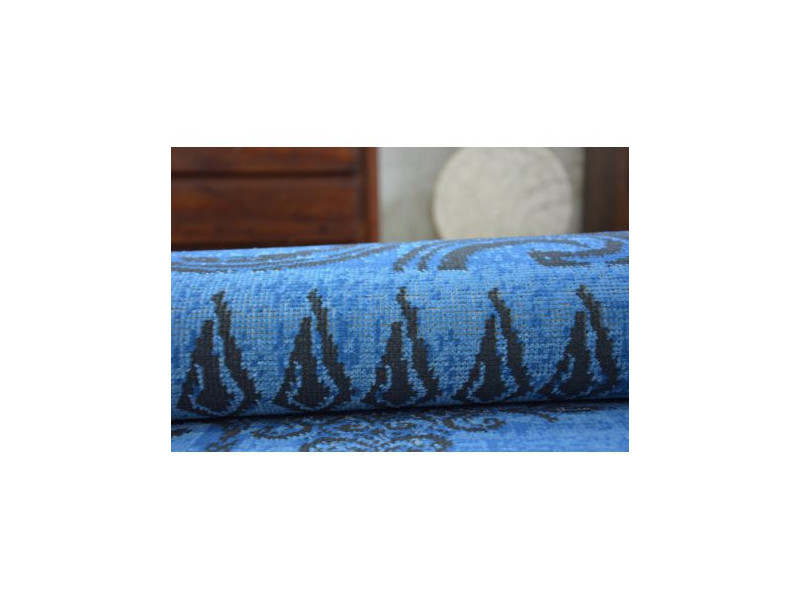 Dywan Vintage 22215/073 niebieski / szary patchwork