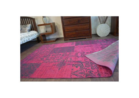 Dywan Vintage 22215/082 fuksja patchwork