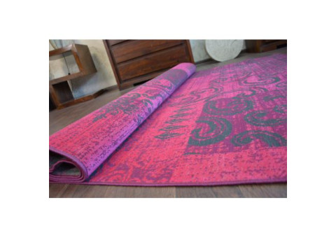 Dywan Vintage 22215/082 fuksja patchwork