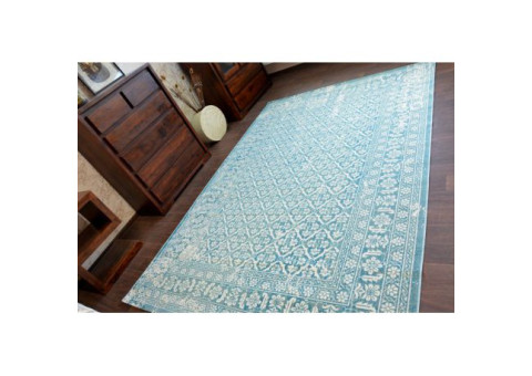Dywan Vintage 22209/644 turkus / krem klasyczny