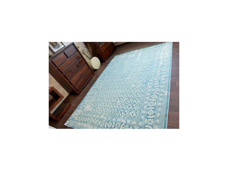 Dywan Vintage 22209/644 turkus / krem klasyczny