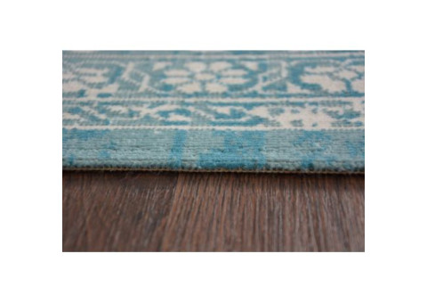 Dywan Vintage 22209/644 turkus / krem klasyczny