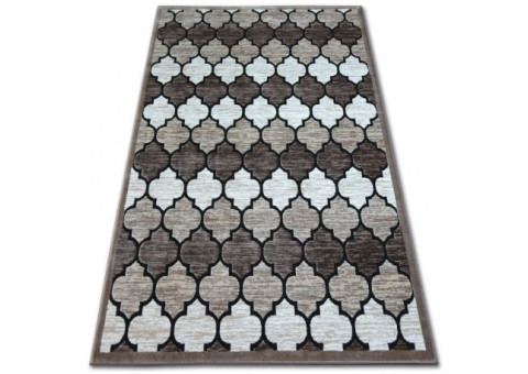 Dywan AKRYL YAZZ 3766 D.Beige/Salmon Koniczyna Marokańska Trellis