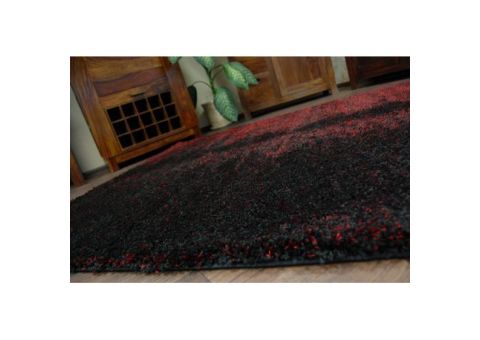 Dywan SHAGGY NARIN P901 black red