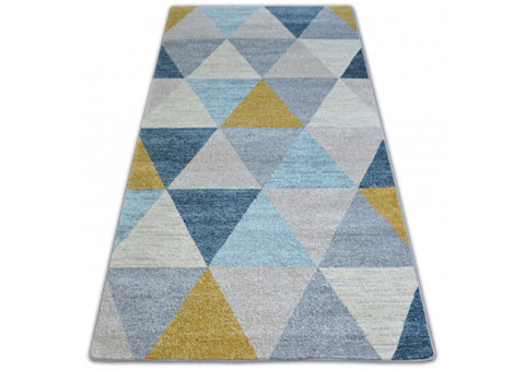 Dywan NORDIC TRÓJKĄTY szary/krem G4580