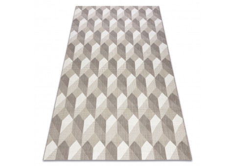 Dywan SZNURKOWY SIZAL FLAT 48624/686 KOSTKI 3D
