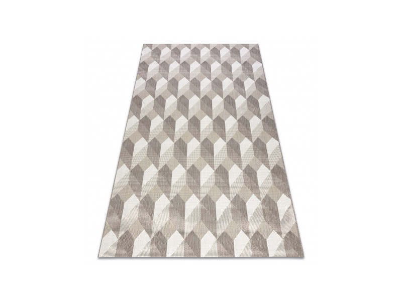 Dywan SZNURKOWY SIZAL FLAT 48624/686 KOSTKI 3D