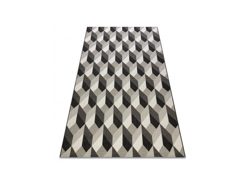 Dywan SZNURKOWY SIZAL FLAT 48624/690 KOSTKI 3D
