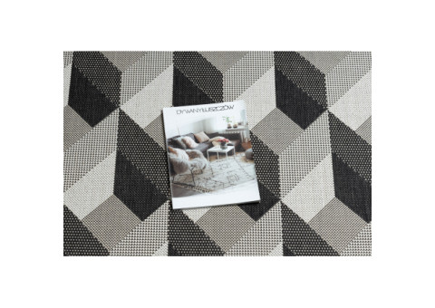 Dywan SZNURKOWY SIZAL FLAT 48624/690 KOSTKI 3D