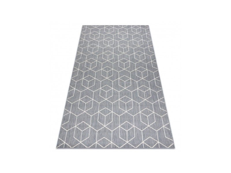 Dywan SZNURKOWY SIZAL FLAT 48655/637 KOSTKI 3D