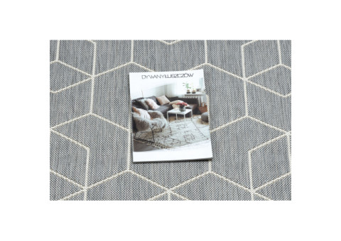 Dywan SZNURKOWY SIZAL FLAT 48655/637 KOSTKI 3D