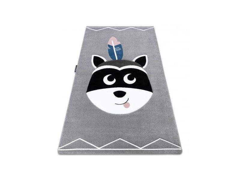 Dywan PETIT RACCOON MUKKI SZOP szary