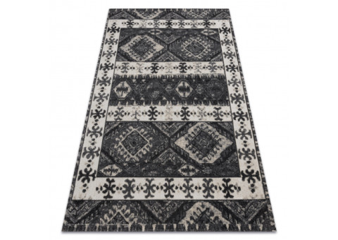 Dywan nowoczesny MUNDO E0651 etniczny outdoor beż / czarny