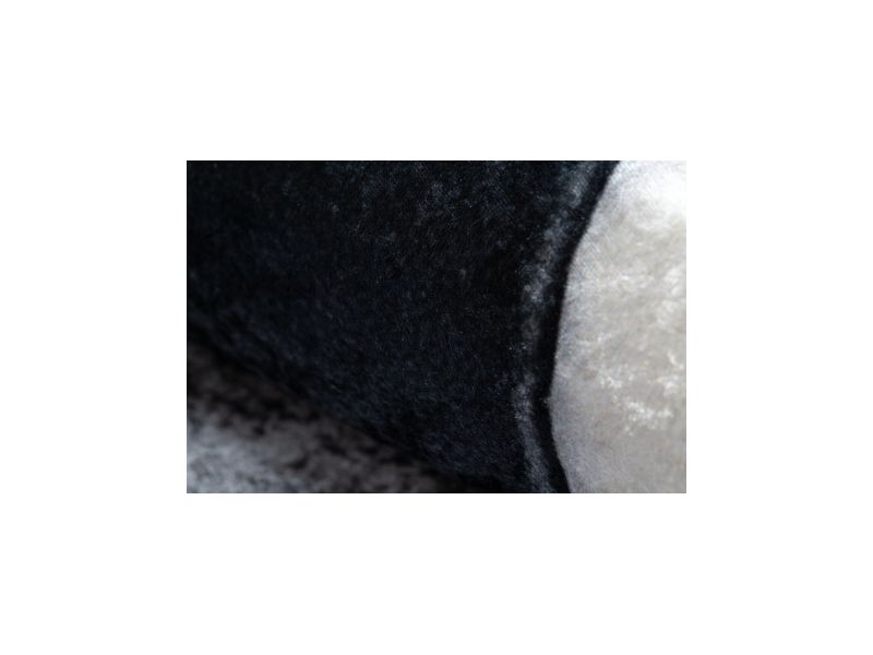 Dywan do prania BAMBINO 2139 koło - Piłka nożna dla dzieci antypoślizgowy - czarny / biały