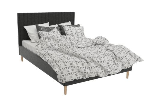 Łóżko tapicerowane w stylu skandynawskim