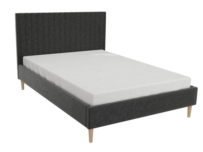 Skandynawskie łóżko tapicerowane
