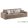 Loftowa sofa w kolorach brązu