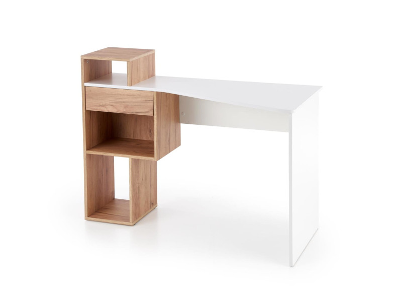 Designerskie biurko z półkami TINOC