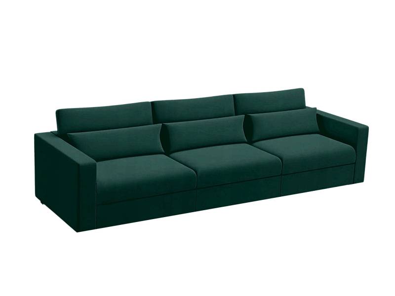 Elegancka sofa w kolorze zielonym
