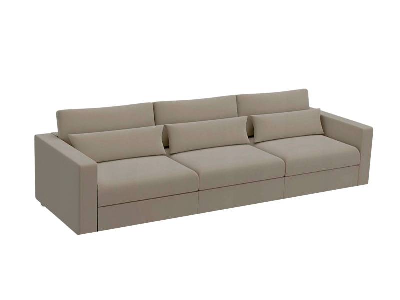 Elegancka sofa w kolorze beżowym