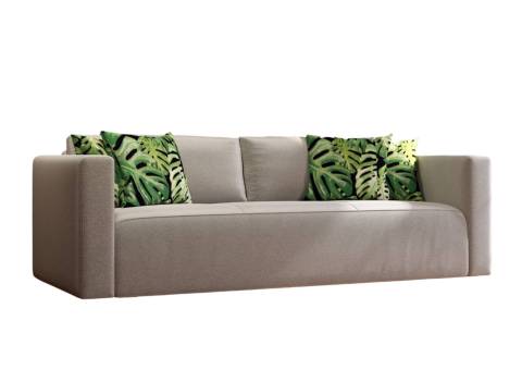 Beżowa klasyczna sofa