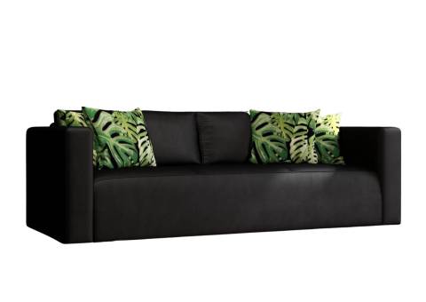 Czarna klasyczna sofa