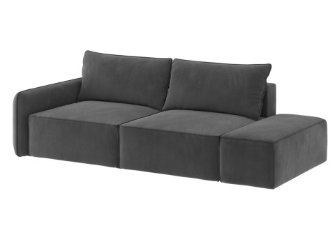 Prawa sofa grafitowa