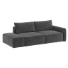 Lewa sofa modułowa grafitowa