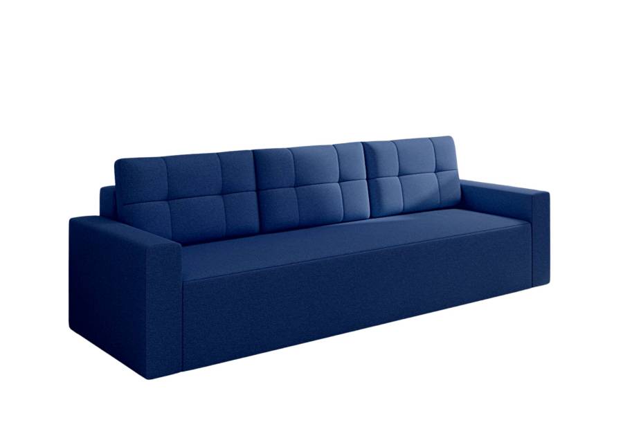 Granatowa nowoczesna sofa rozkładana