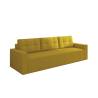 Żółta nowoczesna sofa rozkładana